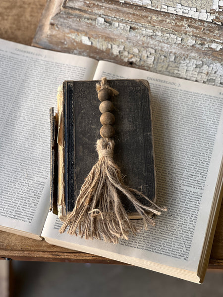 Tassel Tied Ornament | 13" | Natural