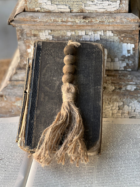 Tassel Tied Ornament | 13" | Natural