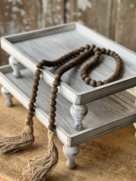 Tassel Tied Garland | 59" | Natural | CLOSEOUT!  From $0.50