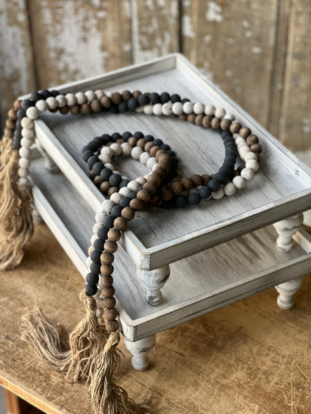 Tassel Tied Garland | 59" | Black | CLOSEOUT!  From $0.50 ***