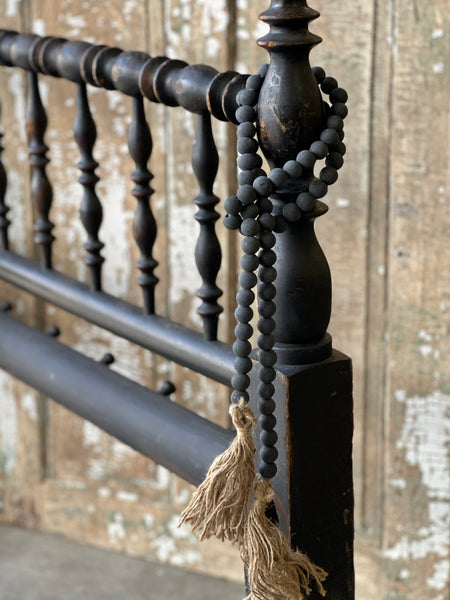 Tassel Tied Garland | 59" | Black | CLOSEOUT!  From $0.50 ***