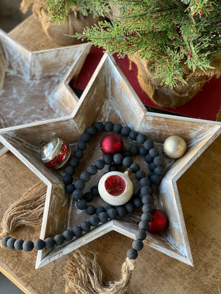 Tassel Tied Garland | 59" | Black | CLOSEOUT!  From $0.50 ***