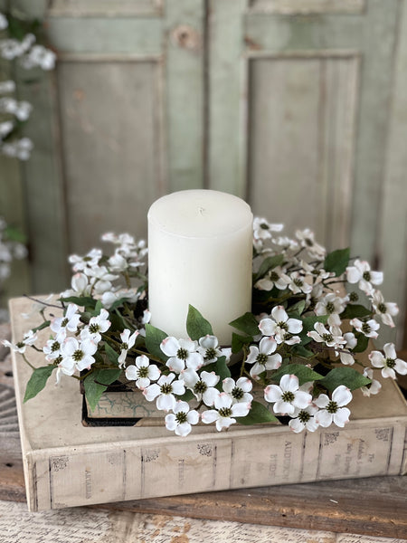 Dressage Dogwood Candle Ring | 15" | NOT CURRENTLY IN STOCK-New For Spring 2026!