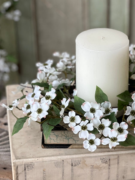 Dressage Dogwood Candle Ring | 15" | NOT CURRENTLY IN STOCK-New For Spring 2026!