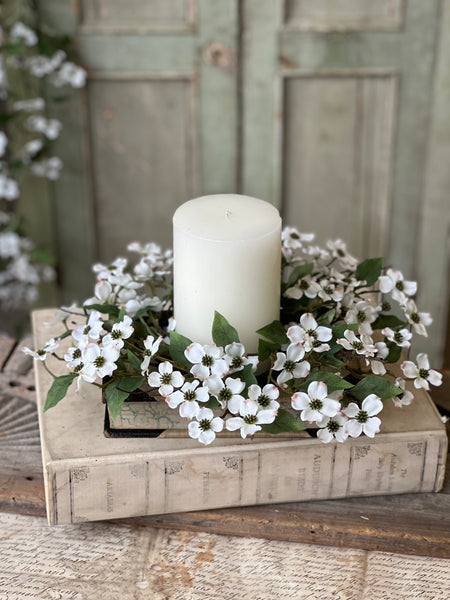 Dressage Dogwood Candle Ring | 15" | NOT CURRENTLY IN STOCK-New For Spring 2026!
