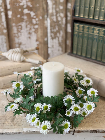 Charisma Daisy Candle Ring | 14" | Cream | NOT CURRENTLY IN STOCK-New For Spring 2027!