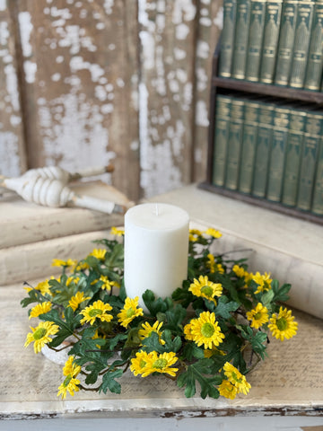Charisma Daisy Candle Ring | 14" | Yellow | NOT CURRENTLY IN STOCK-New For Spring 2027!