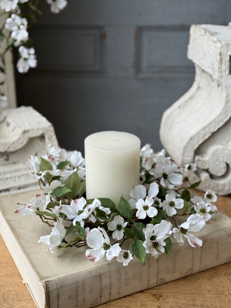 Whirlaway Dogwood Candle Ring | 15" | NOT CURRENTLY IN STOCK-New For Spring 2027!