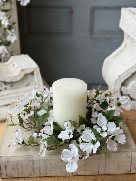 Whirlaway Dogwood Candle Ring | 15" | NOT CURRENTLY IN STOCK-New For Spring 2027!