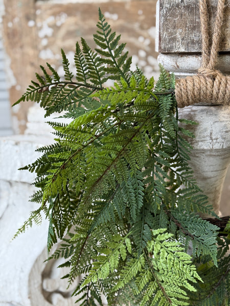 Royalty Fern Hanging Wreath | 20" | NOT CURRENTLY IN STOCK-New For Spring 2027!