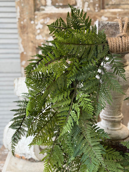 Royalty Fern Hanging Wreath | 29" | NOT CURRENTLY IN STOCK-New For Spring 2027!
