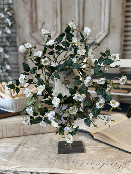 Candywick Rose Candle Ring | 15" | Cream | NOT CURRENTLY IN STOCK-New For Spring 2027!