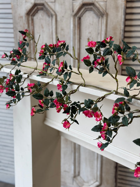 Candywick Rose Garland | 6' | Beauty | NOT CURRENTLY IN STOCK-New For Spring 2027!