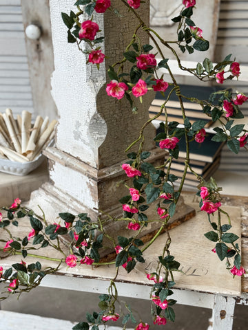 Candywick Rose Garland | 6' | Beauty | NOT CURRENTLY IN STOCK-New For Spring 2027!