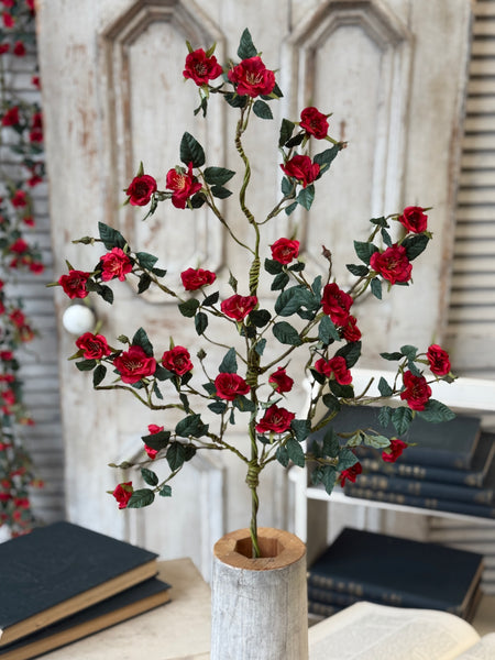 Candywick Rose Spray | 34" | Red | NOT CURRENTLY IN STOCK-New For Spring 2027!