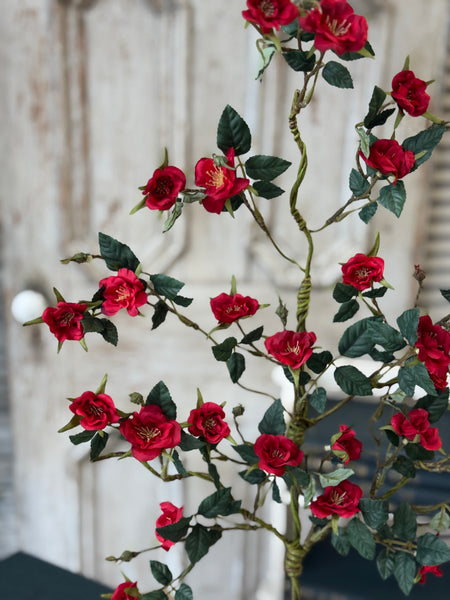 Candywick Rose Spray | 34" | Red | NOT CURRENTLY IN STOCK-New For Spring 2027!