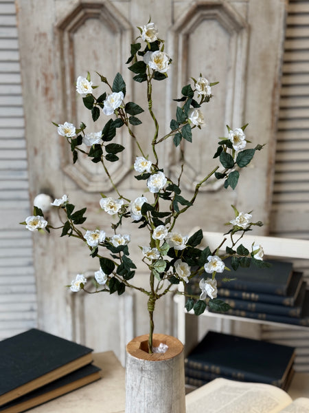 Candywick Rose Spray | 34" | Cream | NOT CURRENTLY IN STOCK-New For Spring 2027!