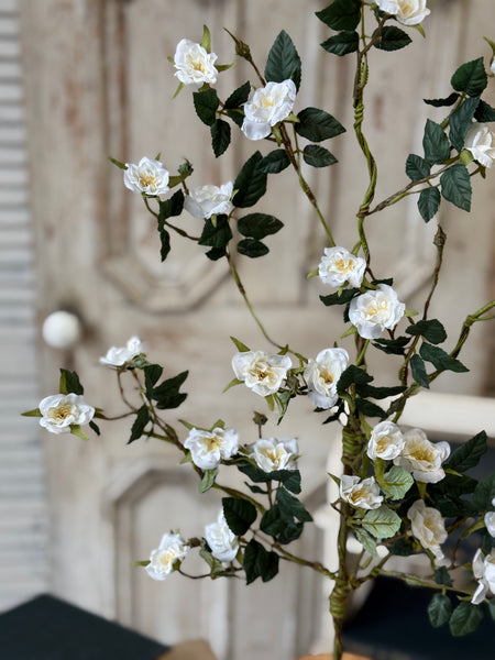 Candywick Rose Spray | 34" | Cream | NOT CURRENTLY IN STOCK-New For Spring 2027!