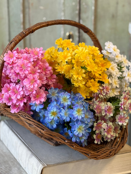 Safflower Blooms | 16" | Baby Blue | NOT CURRENTLY IN STOCK-New For Spring 2027!