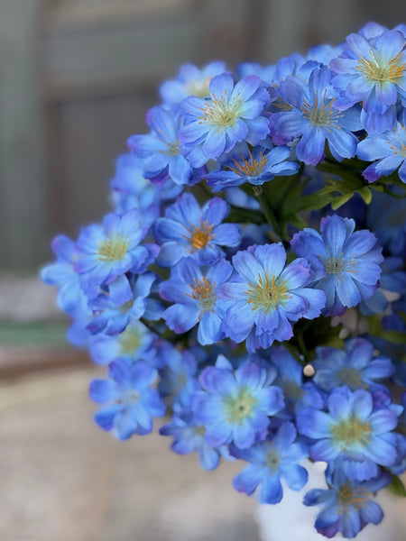 Safflower Blooms | 16" | Baby Blue | NOT CURRENTLY IN STOCK-New For Spring 2027!