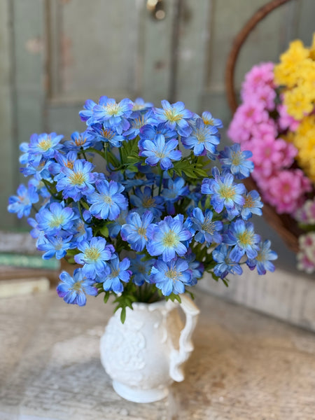 Safflower Blooms | 16" | Baby Blue | NOT CURRENTLY IN STOCK-New For Spring 2027!