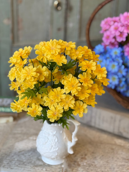 Safflower Blooms | 16" | Yellow Sun | NOT CURRENTLY IN STOCK-New For Spring 2027!