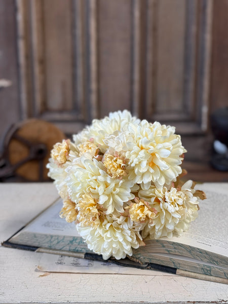 Darlington Bouquet | 12" | Cream | NOT CURRENTLY IN STOCK-New For Holiday 2026!