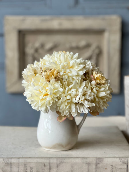 Chantilly Mum Bush | 10.5" | Cream | NOT CURRENTLY IN STOCK-New For Spring 2026!