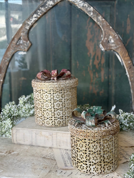 Benevolent Bowtied Gifts | Set/2 | NOT CURRENTLY IN STOCK-New For Holiday 2026!