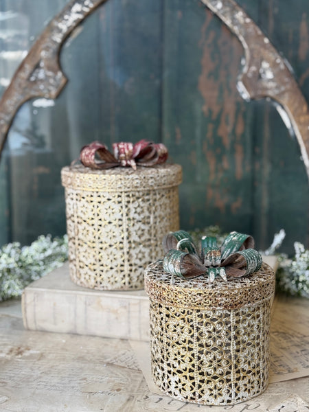 Benevolent Bowtied Gifts | Set/2 | NOT CURRENTLY IN STOCK-New For Holiday 2026!