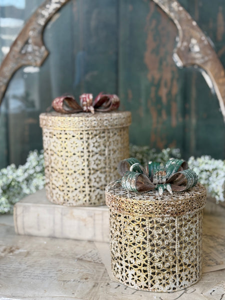 Benevolent Bowtied Gifts | Set/2 | NOT CURRENTLY IN STOCK-New For Holiday 2026!