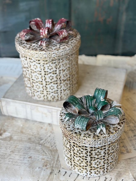 Benevolent Bowtied Gifts | Set/2 | NOT CURRENTLY IN STOCK-New For Holiday 2026!