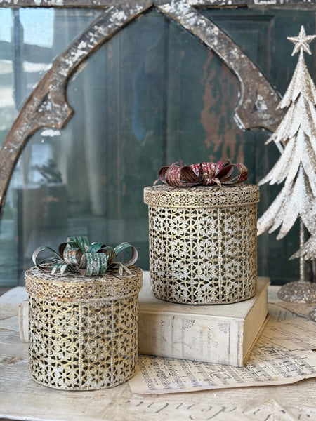 Benevolent Bowtied Gifts | Set/2 | NOT CURRENTLY IN STOCK-New For Holiday 2026!