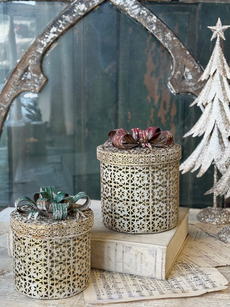 Benevolent Bowtied Gifts | Set/2 | NOT CURRENTLY IN STOCK-New For Holiday 2026!