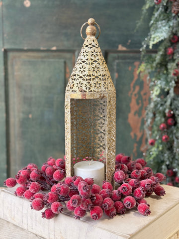 Filigree Flourish Lantern | 16.5" | NOT CURRENTLY IN STOCK-New For Holiday 2026!