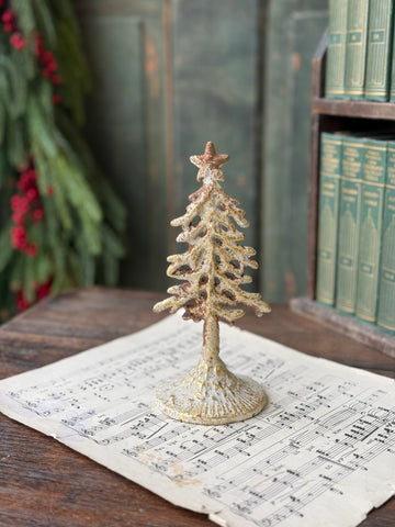 Gilded Tiding Tree | 7.5" | NOT CURRENTLY IN STOCK-New For Holiday 2026!