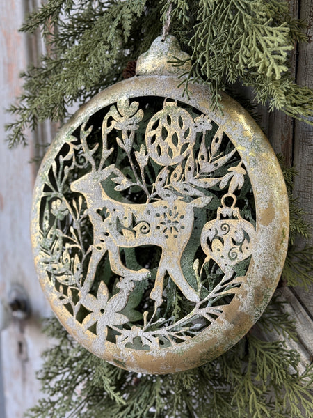 Goldspun Ornament | 13" | Stag | NOT CURRENTLY IN STOCK-New For Holiday 2026!