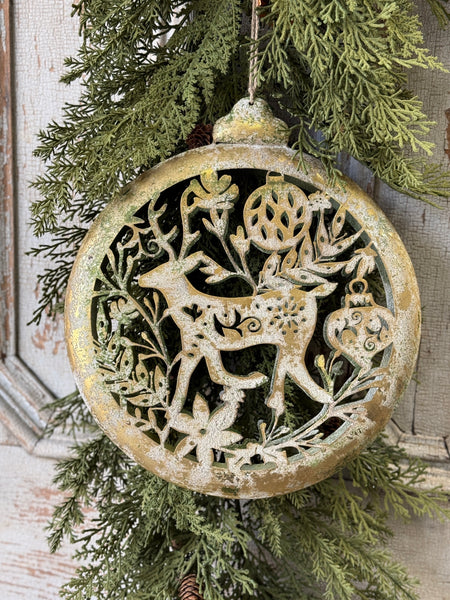 Goldspun Ornament | 13" | Stag | NOT CURRENTLY IN STOCK-New For Holiday 2026!