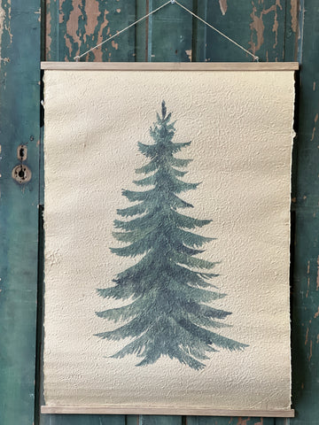 Hanging Scroll | 37.75" | Norway Spruce