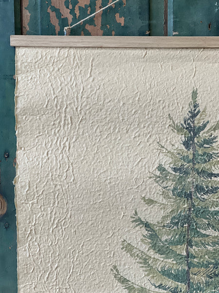 Hanging Scroll | 37.75" | Frasier Fir