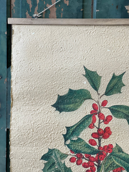 Hanging Scroll | 37.75" | Holly