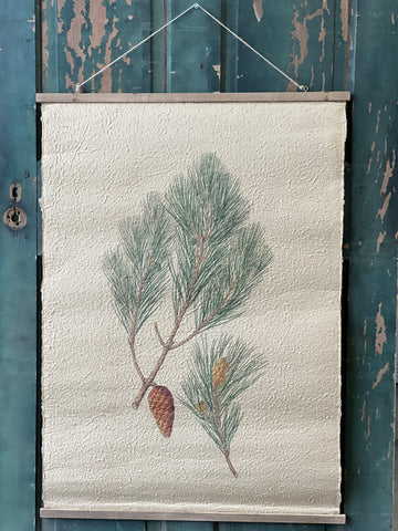Hanging Scroll | 37.75" | Pine Sprig | NEW CLOSEOUT!  From $7.50