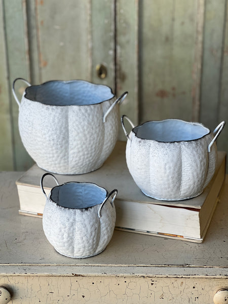 Lumina Pumpkin Planters | Set/3 | SOLD OUT