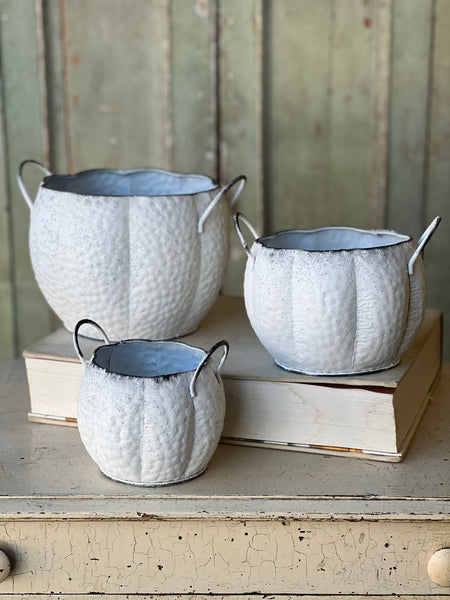 Lumina Pumpkin Planters | Set/3 | SOLD OUT