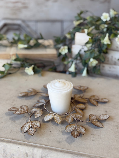 Illuminated Leaves Candle Ring | 8.75" | NOT CURRENTLY IN STOCK-New For Spring 2027!