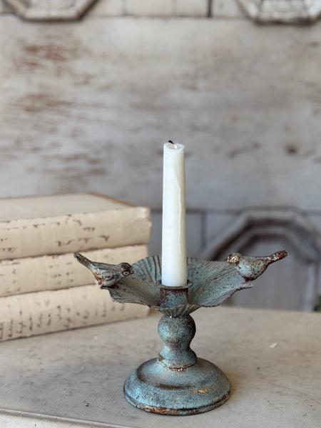 Hibiscus Taper Holder | 7.75" | NOT CURRENTLY IN STOCK-New For Spring 2027!