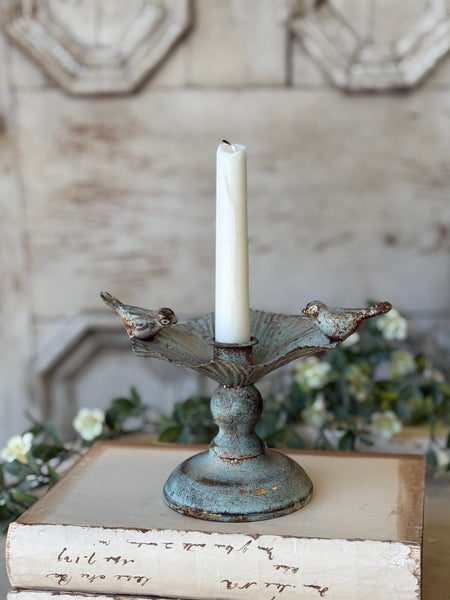 Hibiscus Taper Holder | 7.75" | NOT CURRENTLY IN STOCK-New For Spring 2027!
