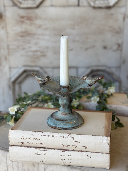 Hibiscus Taper Holder | 7.75" | NOT CURRENTLY IN STOCK-New For Spring 2027!