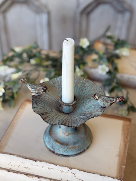 Hibiscus Taper Holder | 7.75" | NOT CURRENTLY IN STOCK-New For Spring 2027!