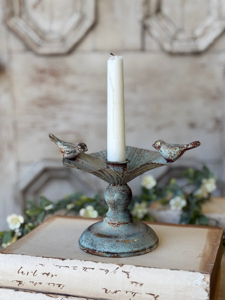 Hibiscus Taper Holder | 7.75" | NOT CURRENTLY IN STOCK-New For Spring 2027!